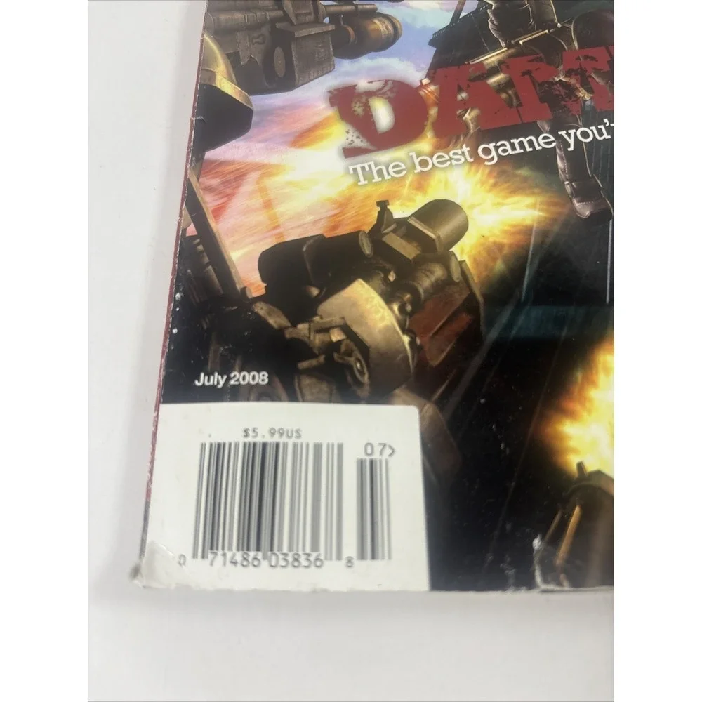 Play Magazine July 2008 Issue Damnation Cover Gaming Collectible